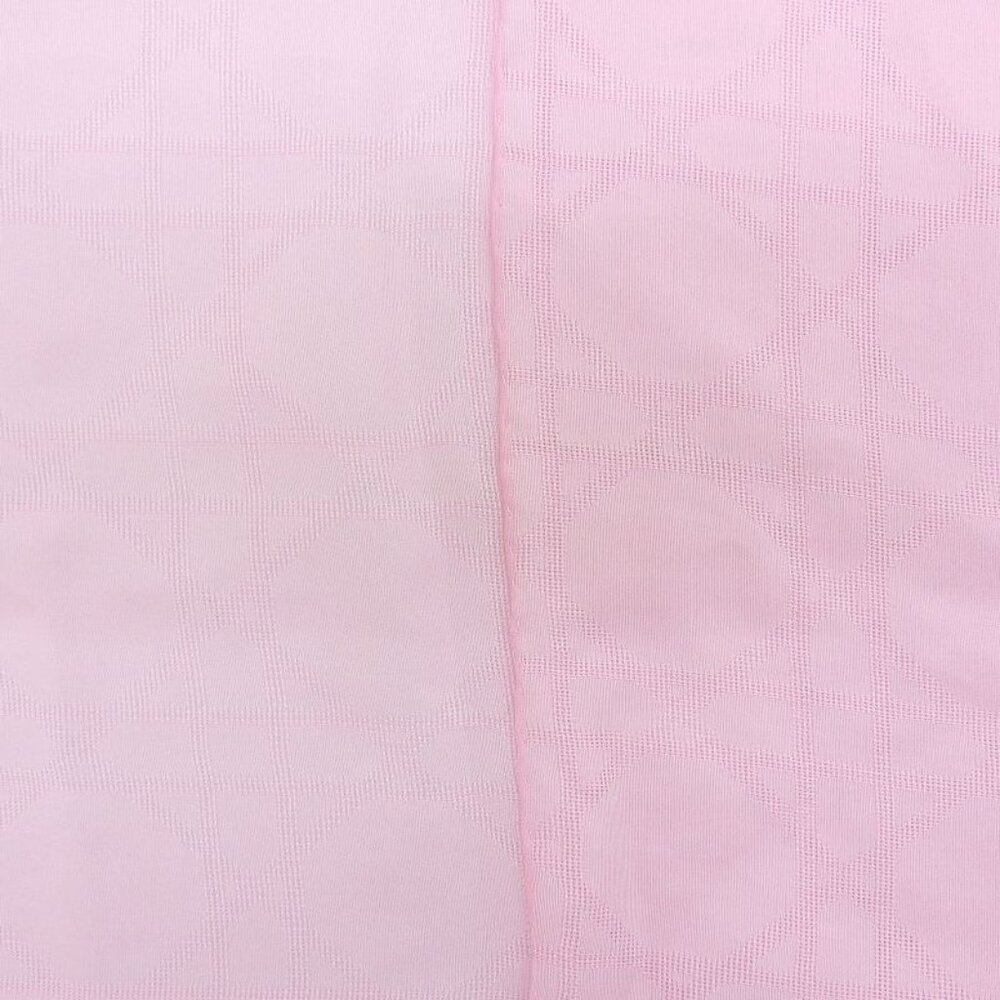 ★SOLD★ Dior 54 Nua304 100% Silk Cannage Pattern Muffler Shawl Pink 20070 cm - Picture 5 of 9